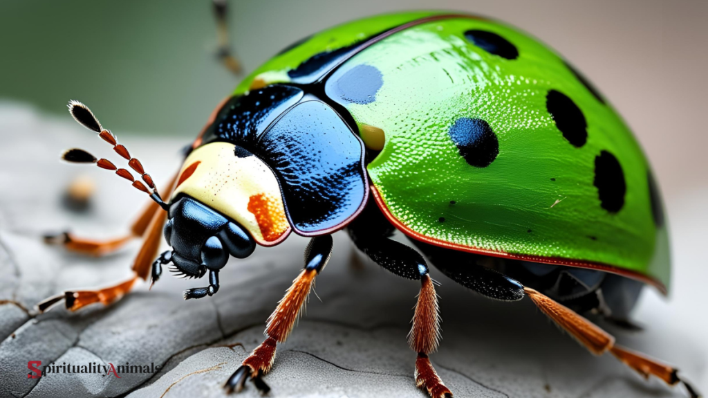 Spiritual Meaning of Green Ladybug