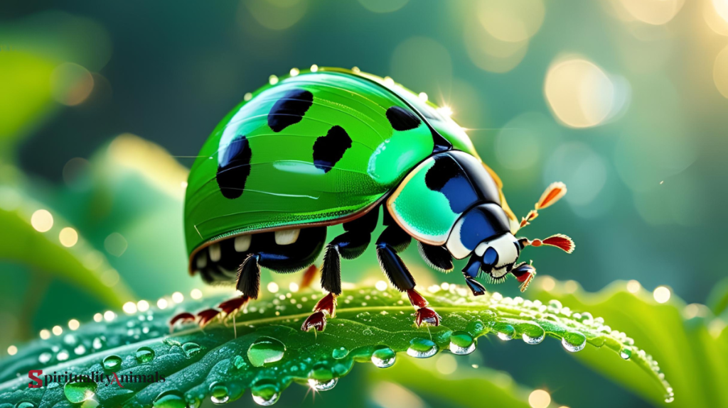Spiritual Meaning of Green Ladybug